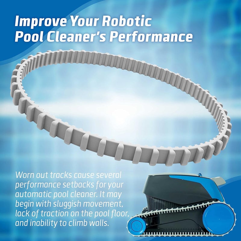 Calvana (2-Pack) Gray Pool Cleaner Timing Tracks, Compatible with Pool Cleaner Models from 2006 to Present, Part Number 3295-133, Manufacturer Code 9985006-R2 - Image 5